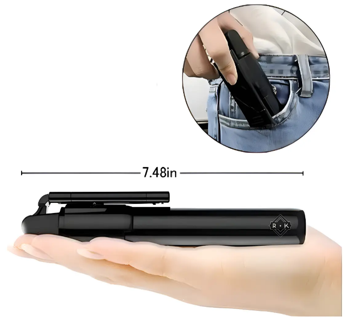 Trípode para Celular con Palo Selfie Retráctil y Control Remoto Bluetooth